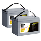 Giantz 100Ah 12V AGM Deep Cycle Battery