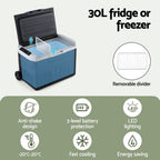Portable 30L Portable Fridge Freezer 12V/24V/240V