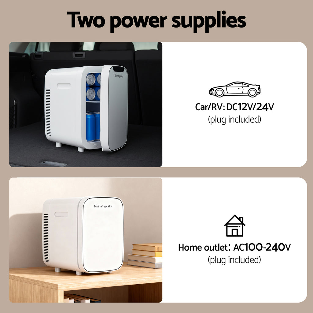 Glacio 26L Portable Fridge Freezer 240V