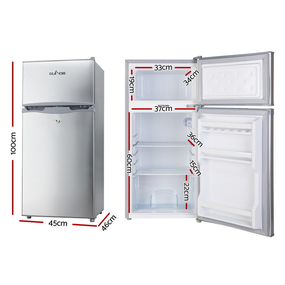 Glacio 100L Portable Fridge Freezer 12V/24V/240V