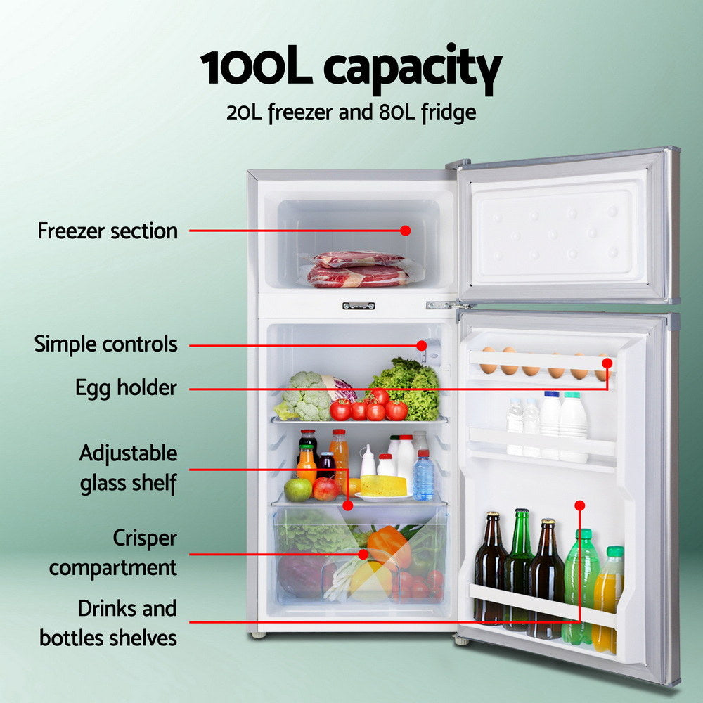 Glacio 100L Portable Fridge Freezer 12V/24V/240V