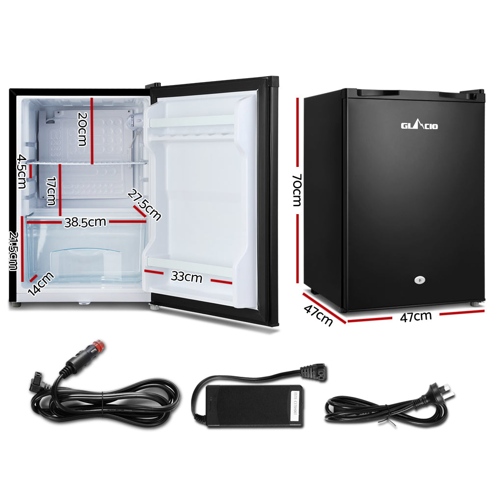 Glacio 80L Portable Fridge Freezer 12V/24V/240V