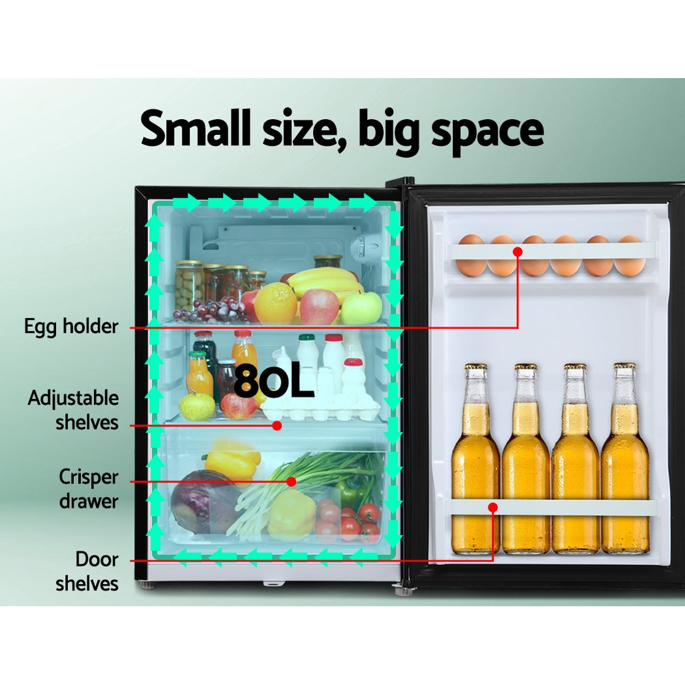 Glacio 80L Portable Fridge Freezer 12V/24V/240V
