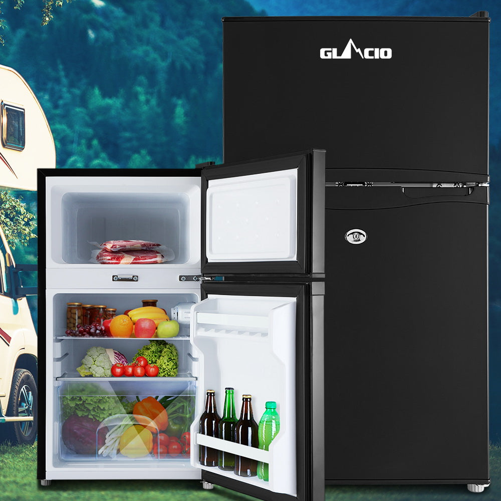 Glacio 90L Portable Fridge Freezer 12V/24V/240V