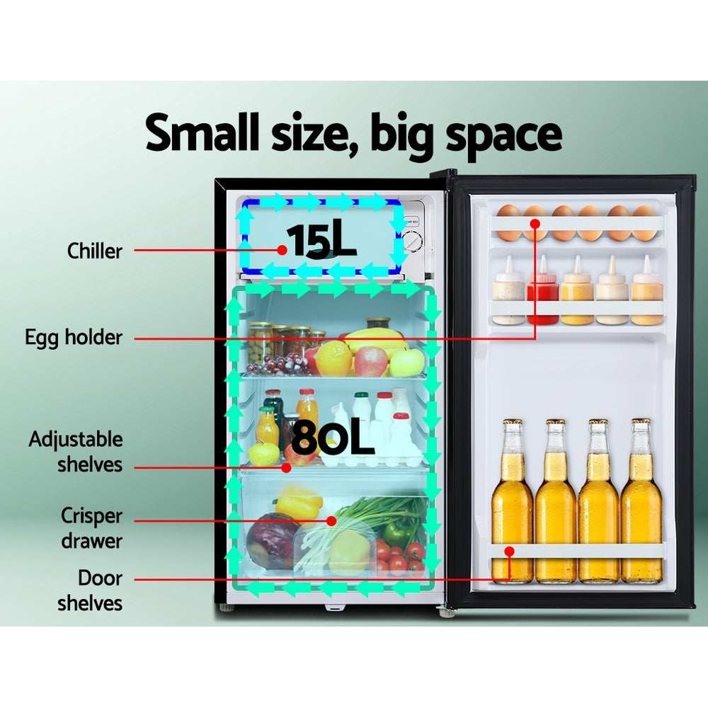 Glacio 95L Portable Fridge Freezer 12V/24V/240V