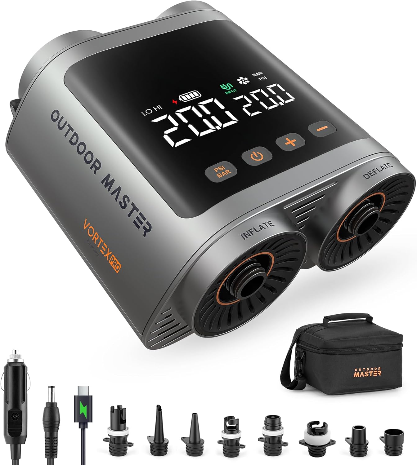 OutdoorMaster Vortex Pro 57.7Wh SUP Electric Pump