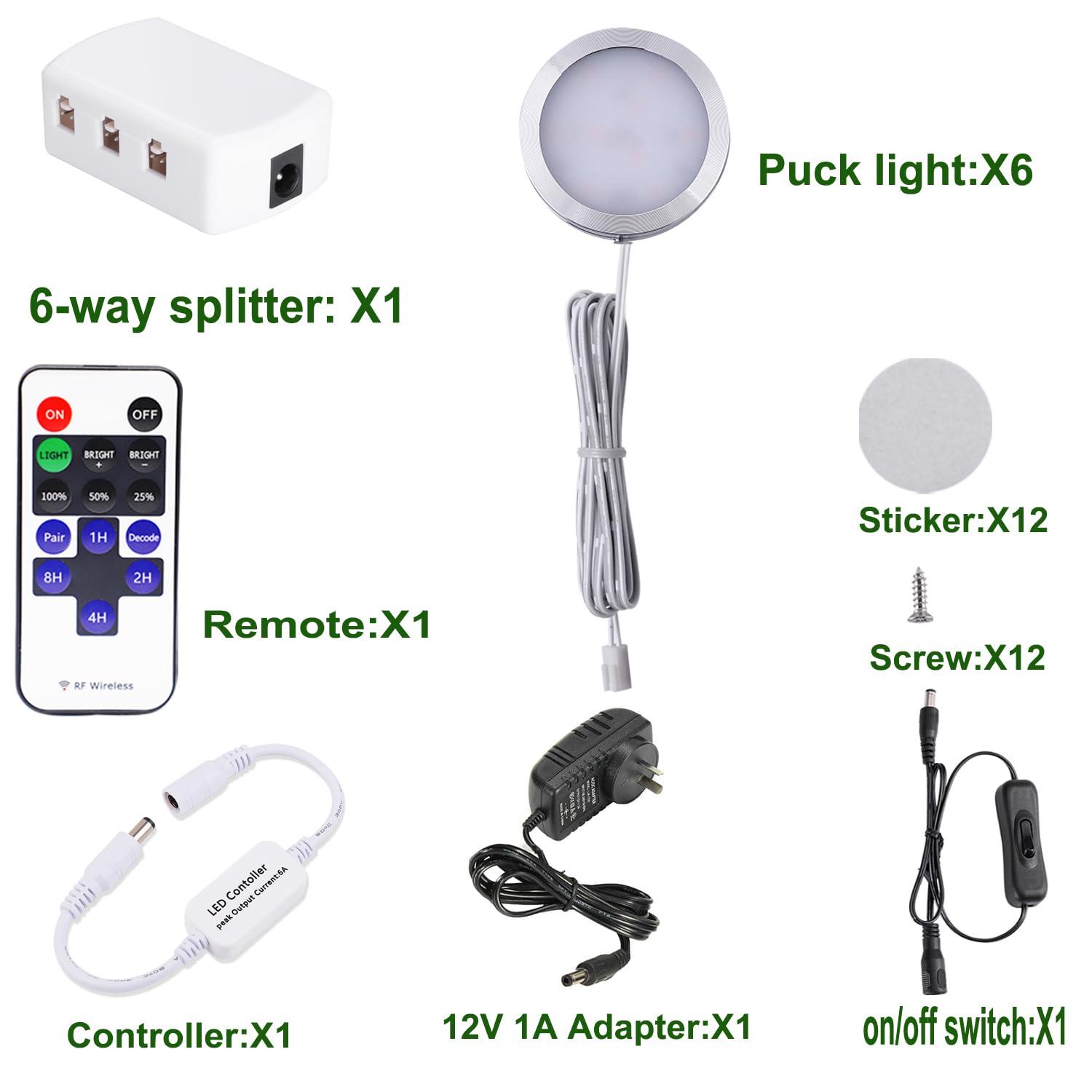 Dimmable LED Under Cabinet Lights - 12V