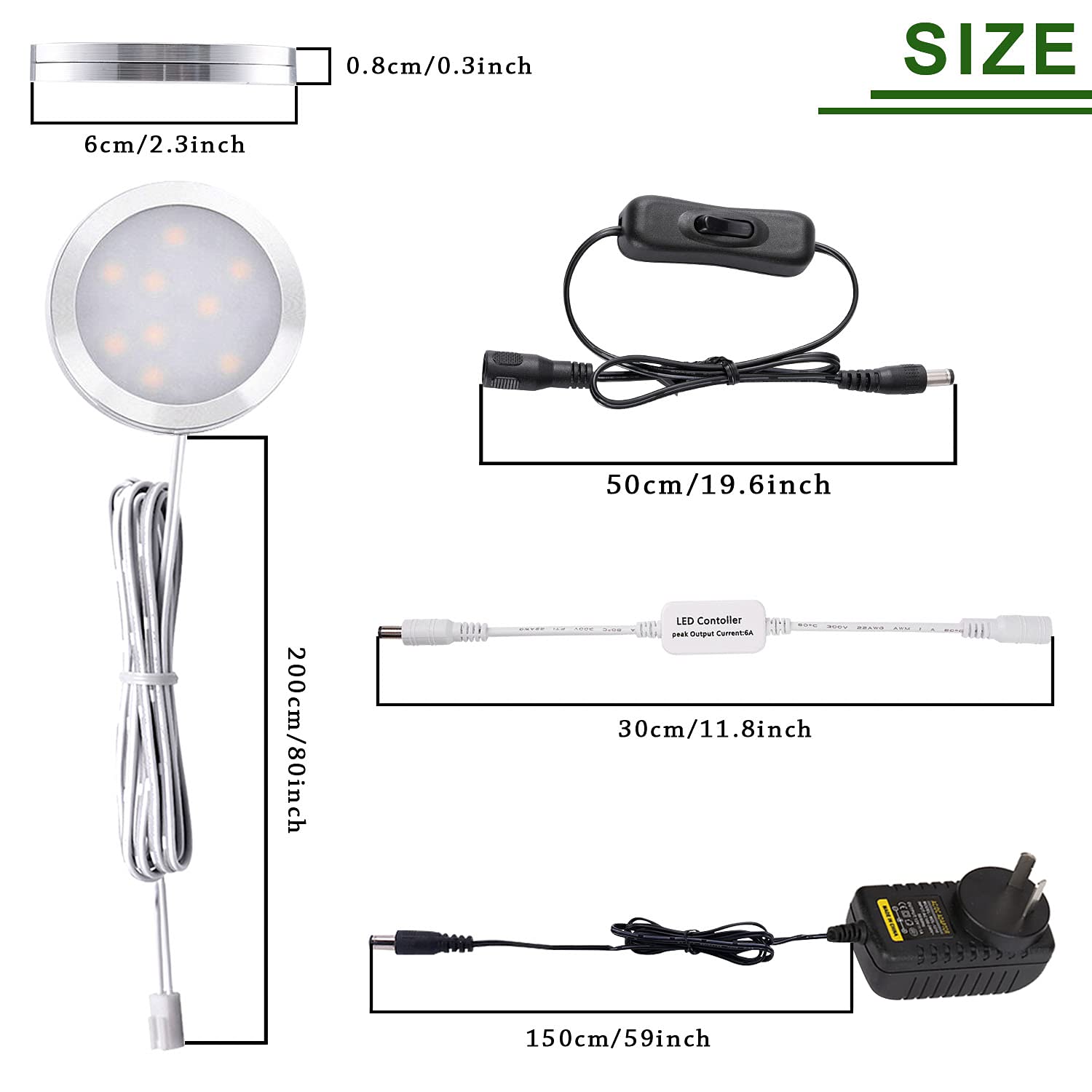 Dimmable LED Under Cabinet Lights - 12V