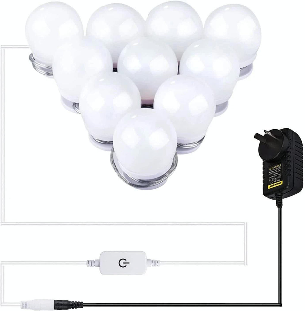 Hollywood LED Vanity Mirror Lights - 12V Dimmable Kit