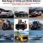 12V/24V 20A Smart Battery Charger - Lead Acid, LiFePO4, AGM Compatible