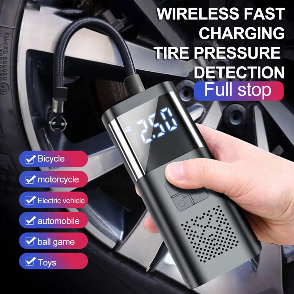 6000mAh Car Tyre Inflator 12V Air Compressor