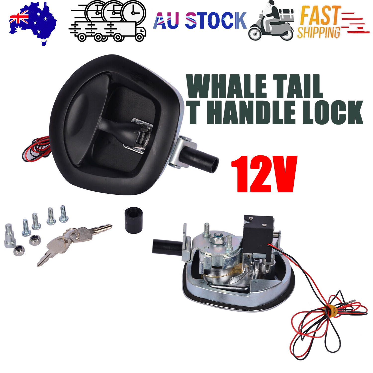 Power Operated Central Locking Handle 12V Car Remote Keyless Entry