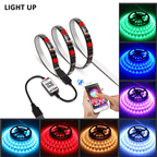 4M RGB LED Strip Lights IP65 Waterproof 300LEDs 12V USB
