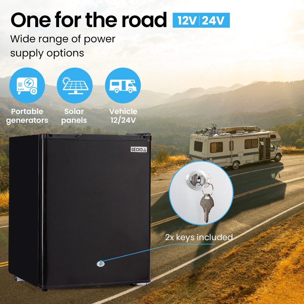 GECKO 70L Portable Fridge Freezer 12V/24V