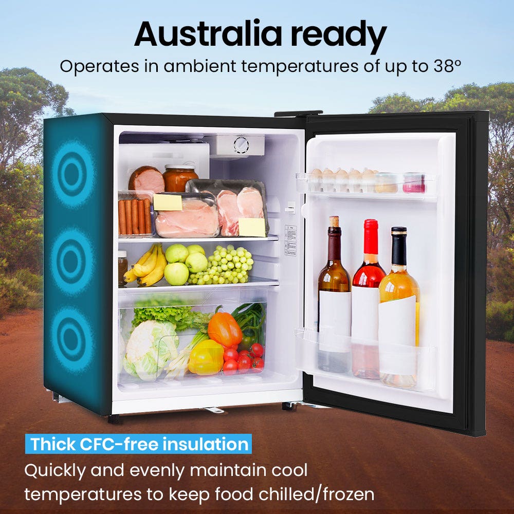 GECKO 70L Portable Fridge Freezer 12V/24V