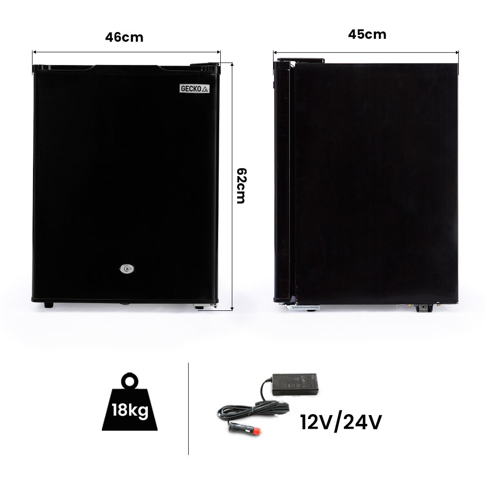GECKO 70L Portable Fridge Freezer 12V/24V