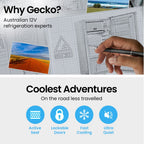 GECKO 70L Portable Fridge Freezer 12V/24V