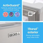 GECKO 70L Portable Fridge Freezer 12V/24V