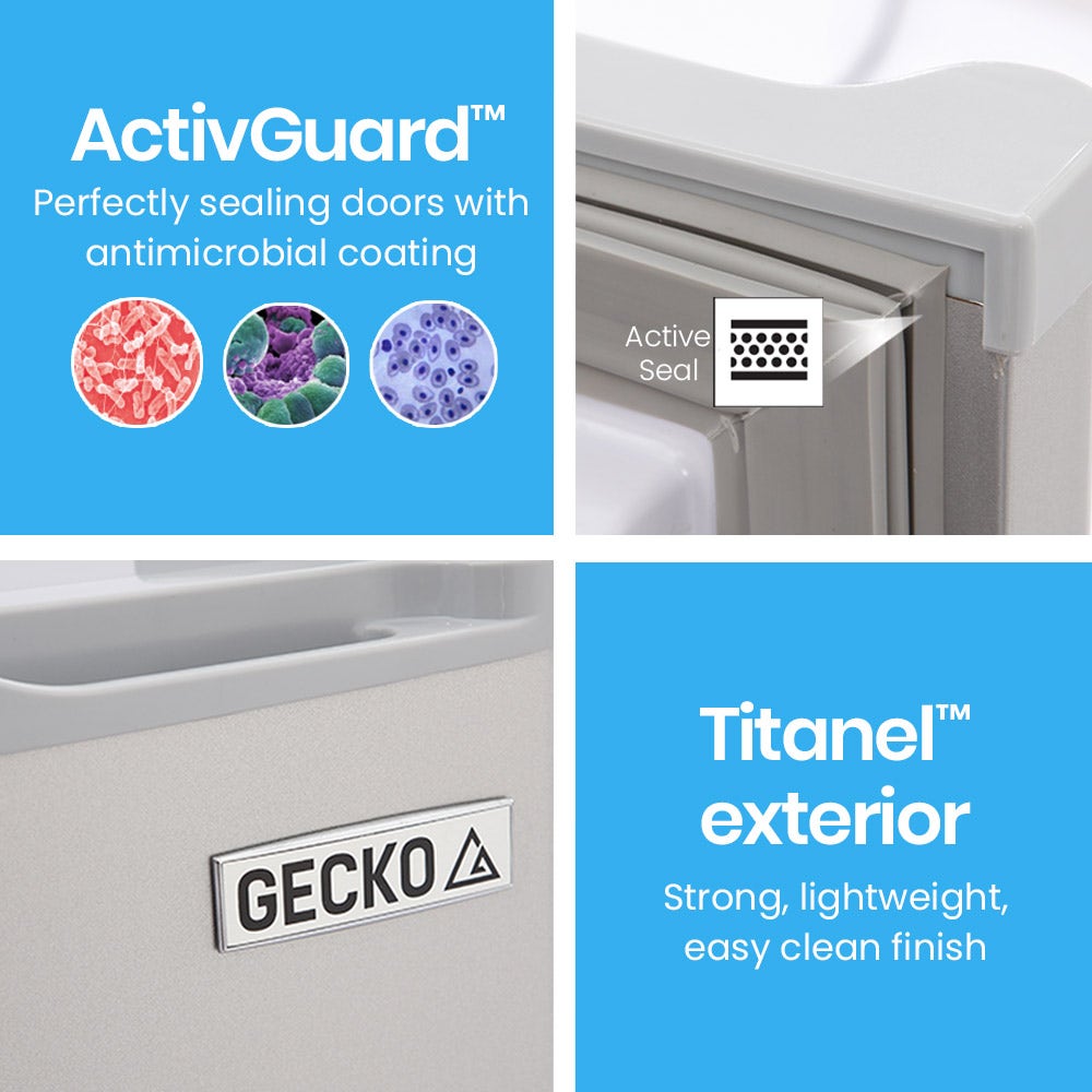 GECKO 70L Portable Fridge Freezer 12V/24V