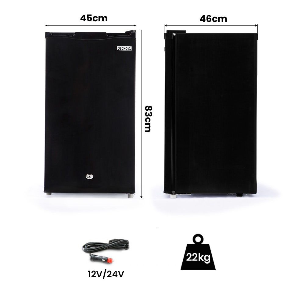 GECKO 95L Portable Fridge Freezer 12V/24V