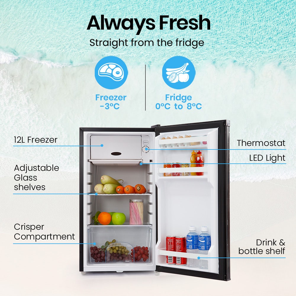 GECKO 95L Portable Fridge Freezer 12V/24V