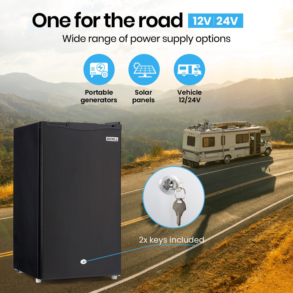 GECKO 95L Portable Fridge Freezer 12V/24V