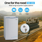 GECKO 95L Portable Fridge Freezer 12V/24V