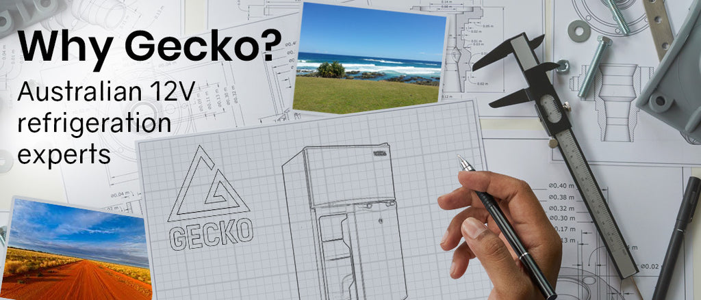 GECKO 95L Portable Fridge Freezer 12V/24V