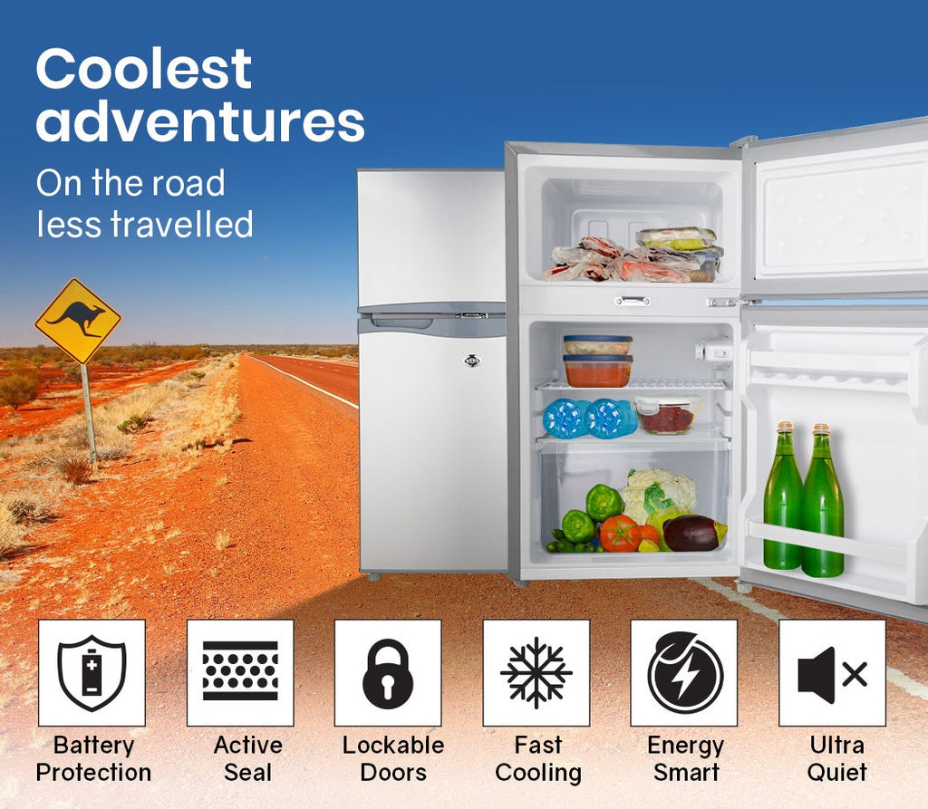 GECKO 95L Portable Fridge Freezer 12V/24V