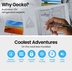 GECKO 95L Portable Fridge Freezer 12V/24V