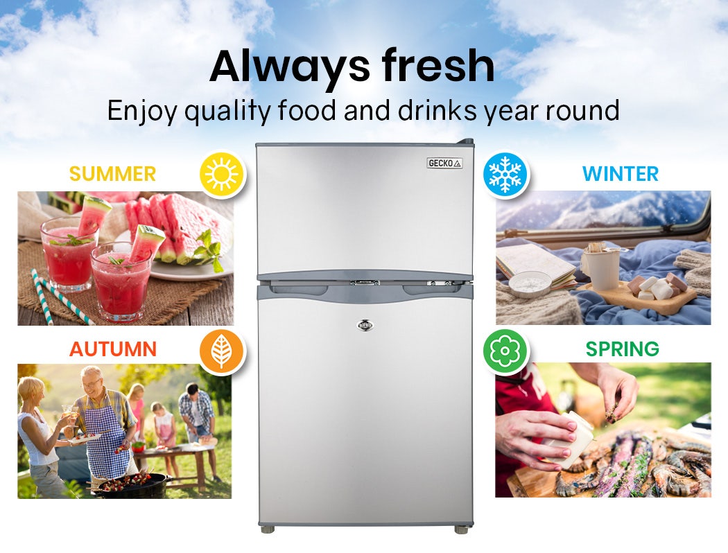 GECKO 95L Portable Fridge Freezer 12V/24V