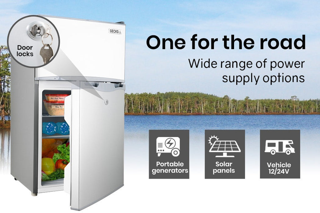 GECKO 95L Portable Fridge Freezer 12V/24V