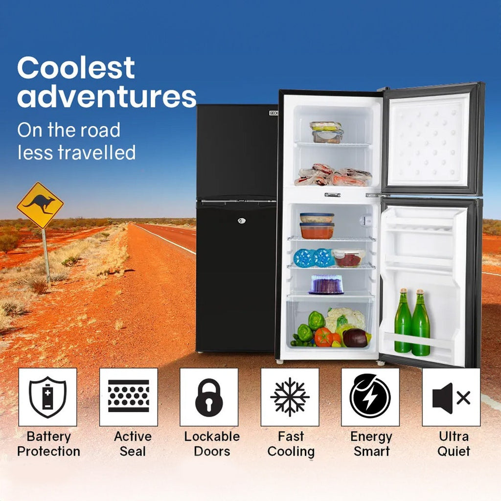 GECKO 125L Portable Fridge Freezer 12V/24V