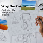 GECKO 125L Portable Fridge Freezer 12V/24V