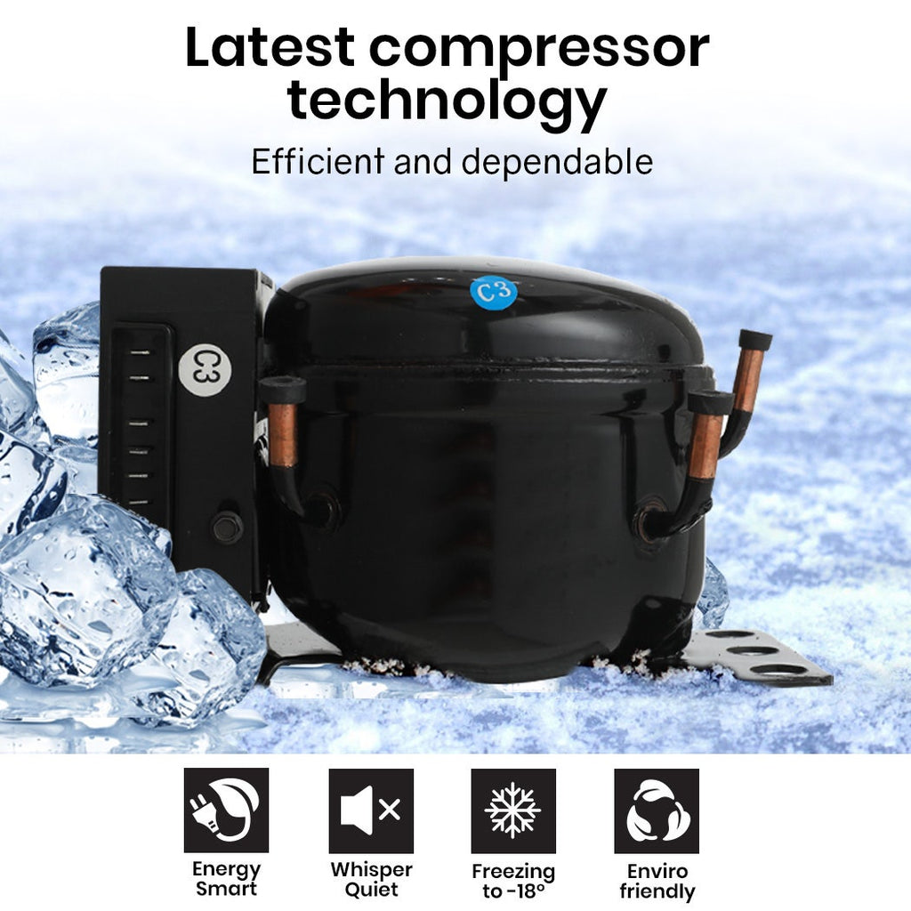 GECKO 125L Portable Fridge Freezer 12V/24V