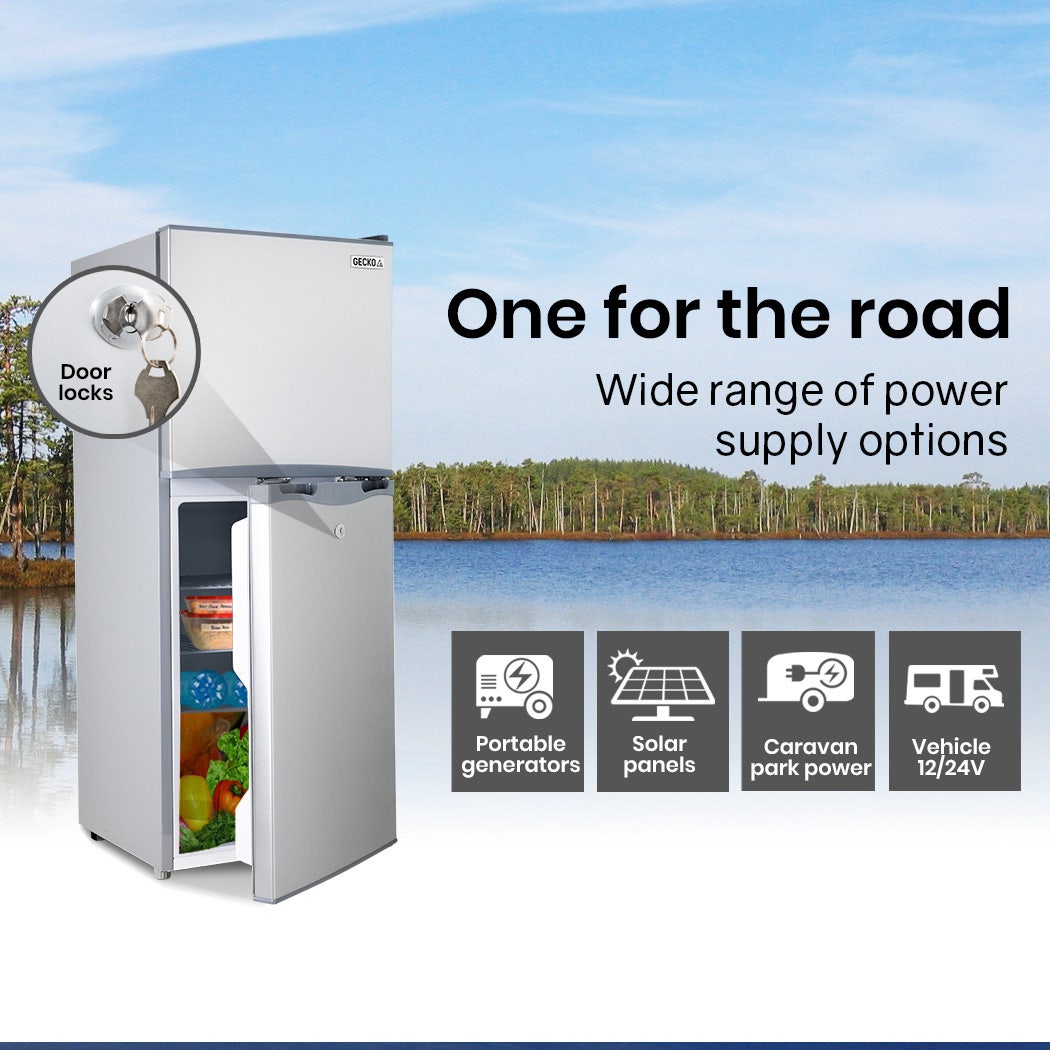 GECKO 125L Portable Fridge Freezer 12V/24V