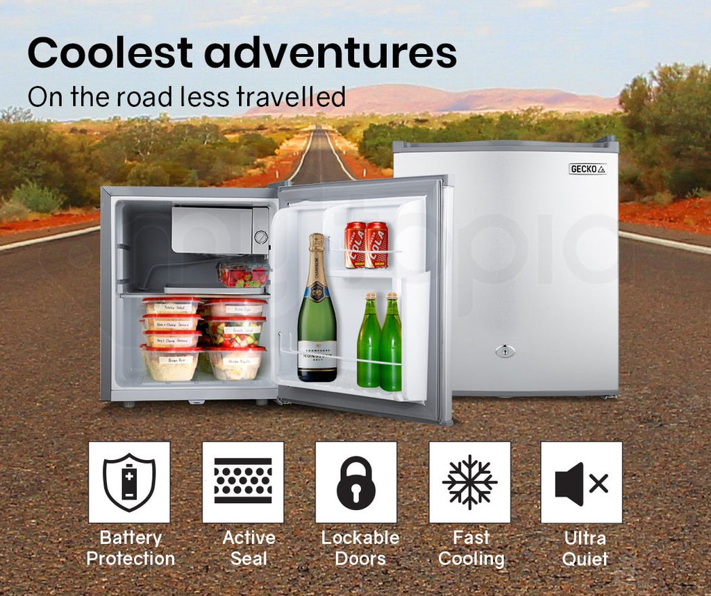 GECKO 57L Portable Fridge Freezer 12V/24V