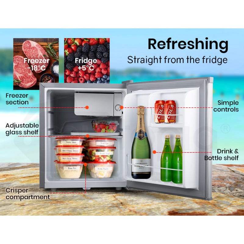 GECKO 57L Portable Fridge Freezer 12V/24V