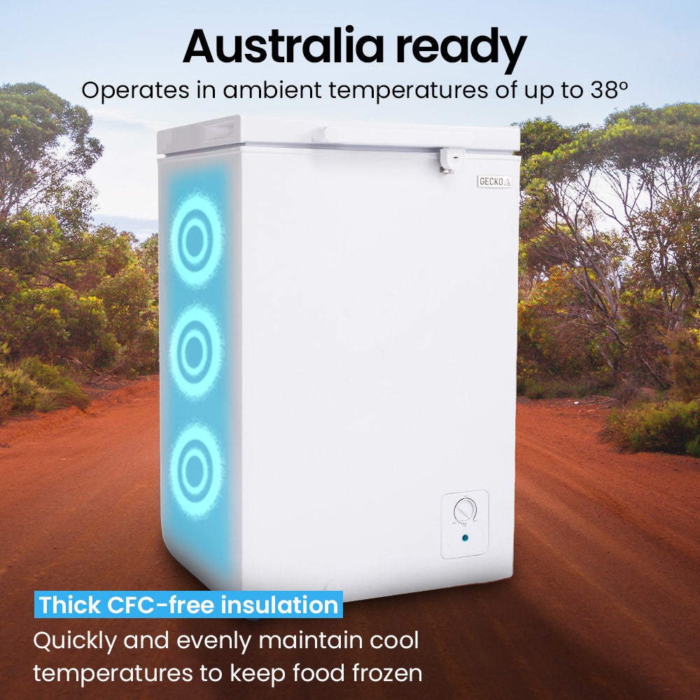 GECKO 100L Portable Fridge Freezer 12V/24V/240V
