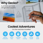 GECKO 142L Portable Fridge Freezer 12V/24V/240V
