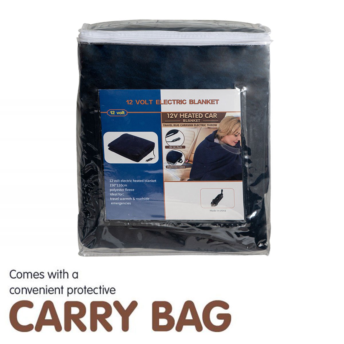 Laura Hill Heated Electric Car Blanket 150110cm 12V