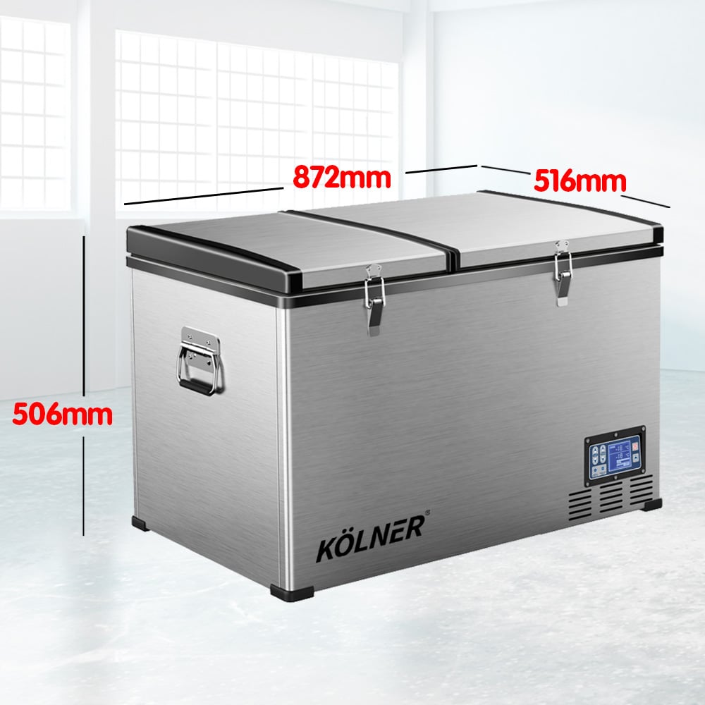 Kolner 80L Portable Fridge Freezer 12V/24V/240V