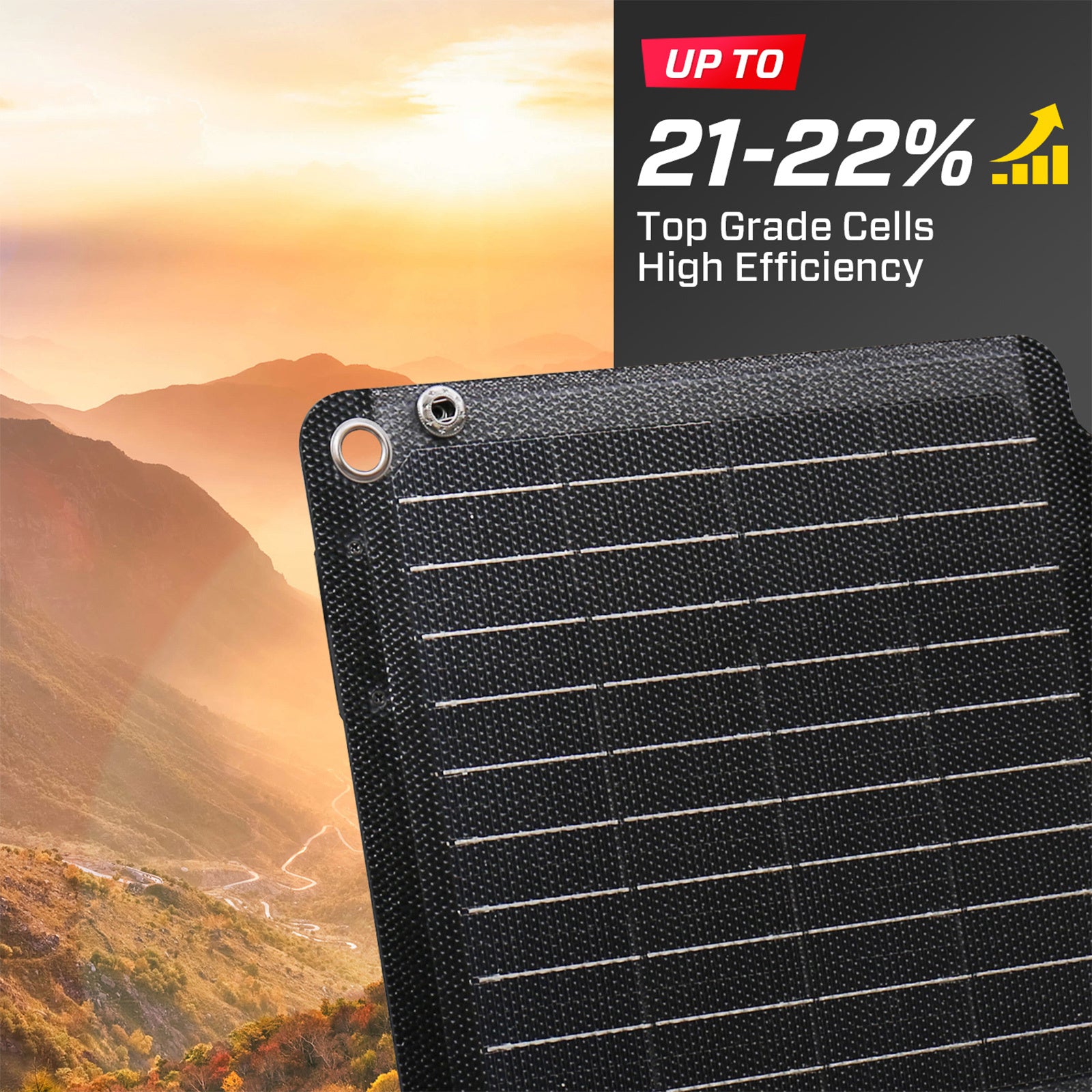 JumpsPower 200W Foldable Solar Panel