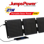 JumpsPower 21W Foldabe Solar Panel 12V