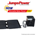JumpsPower 40W Foldabe Solar Panel 12V