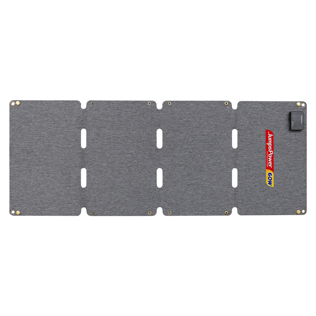 JumpsPower 60W Foldabe Solar Panel 12V