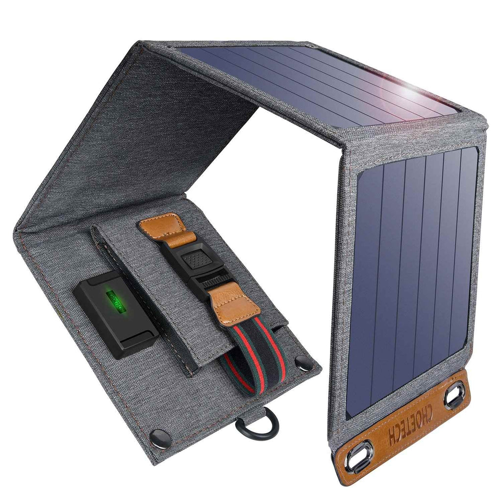 CHOETECH 14W Foldable Solar Powered USB Charger