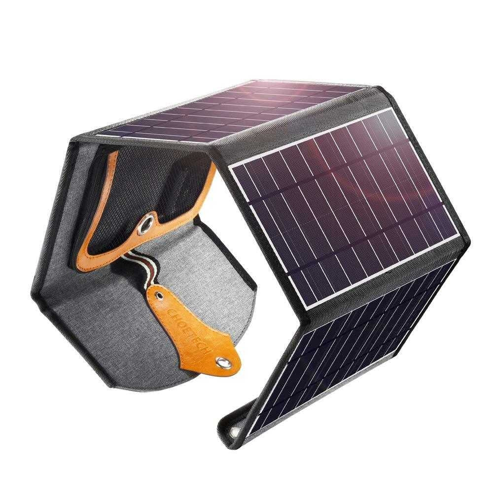 CHOETECH 22W Foldable Solar Powered USB Charger