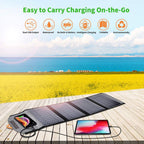 CHOETECH 22W Foldable Solar Powered USB Charger