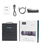 CHOETECH 100W Foldable Solar Panel - Portable Solar Charger for Camping & Outdoor Power